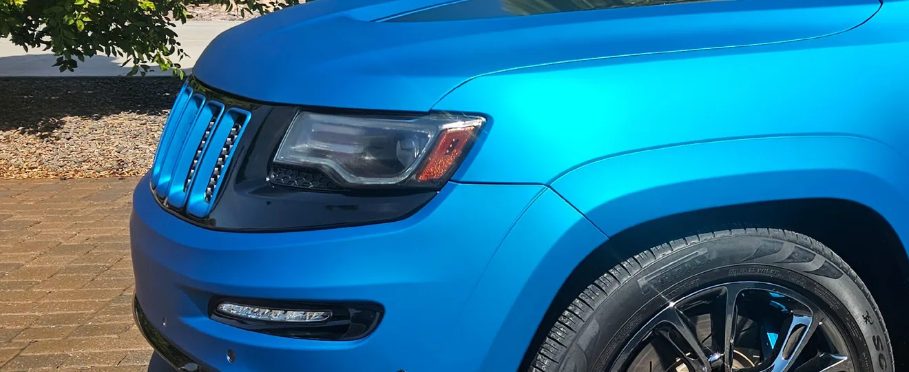 2014 Jeep Cherokee SRT — KPMF Matte Stealth Dynamic Teal