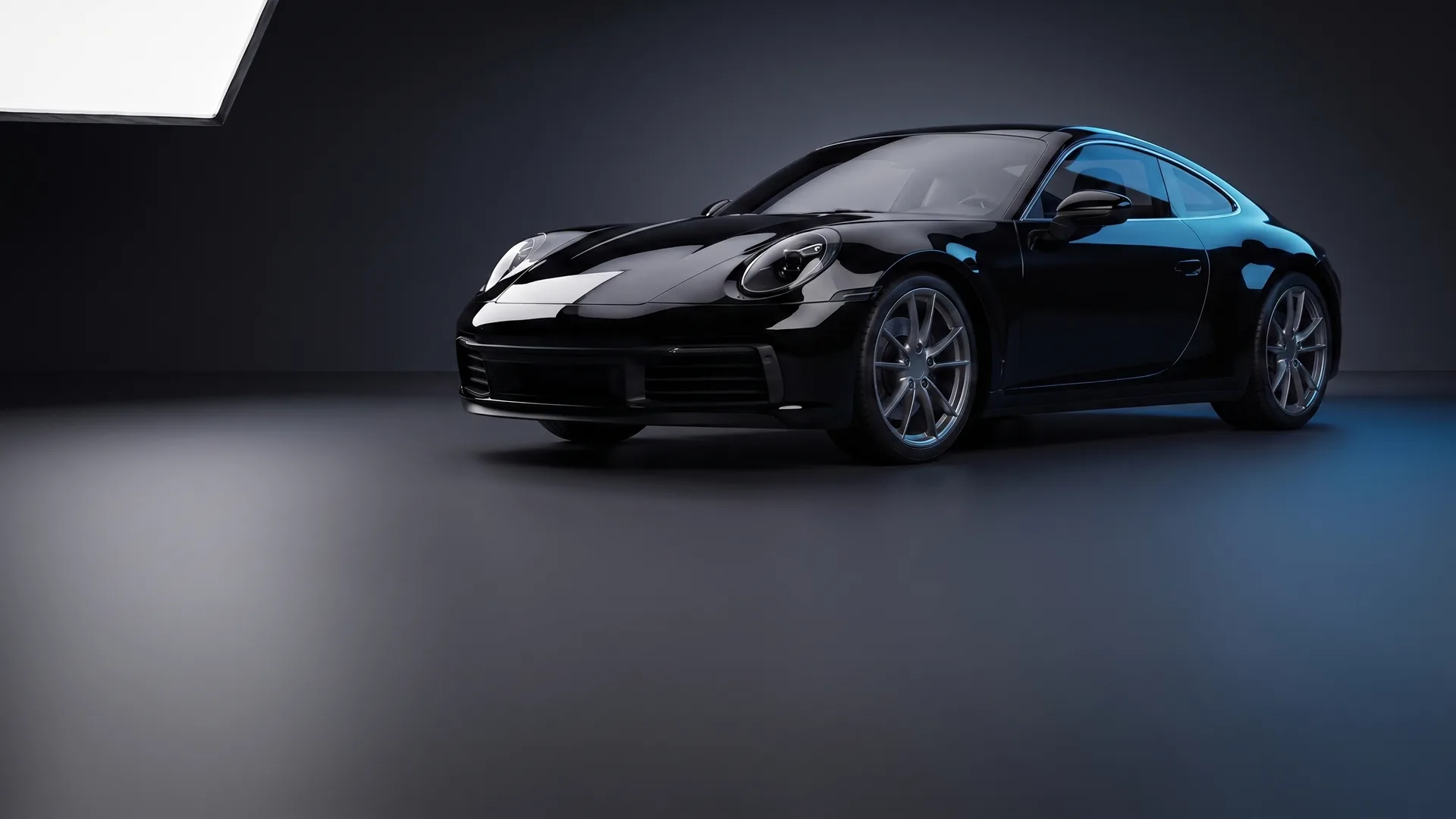 Black gloss wrap on the showcase 911