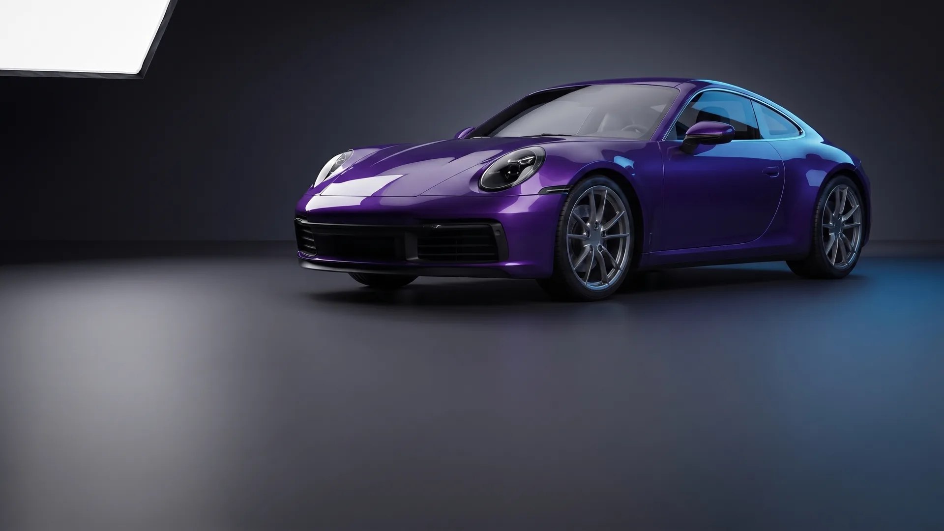 Deep Purple gloss wrap on the showcase 911