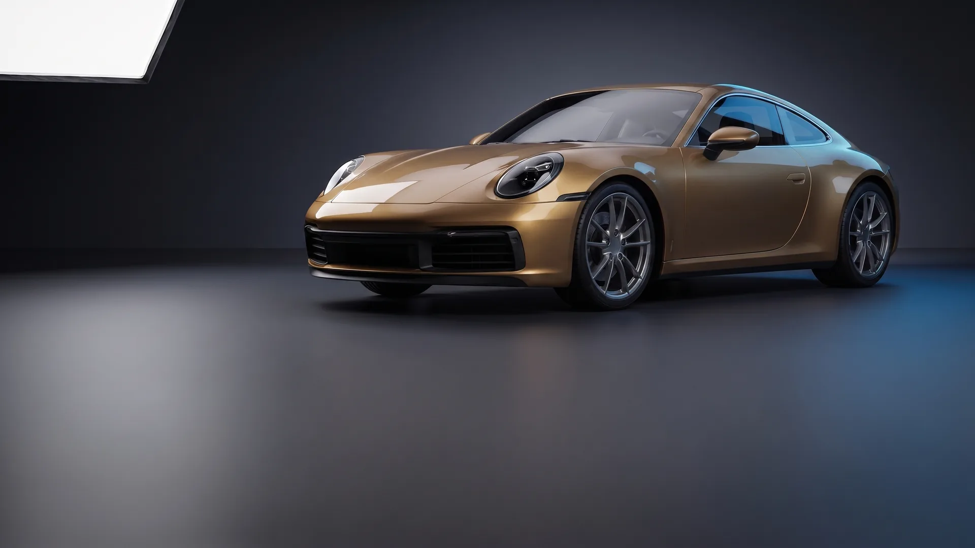 Desert Bronze gloss wrap on the showcase 911