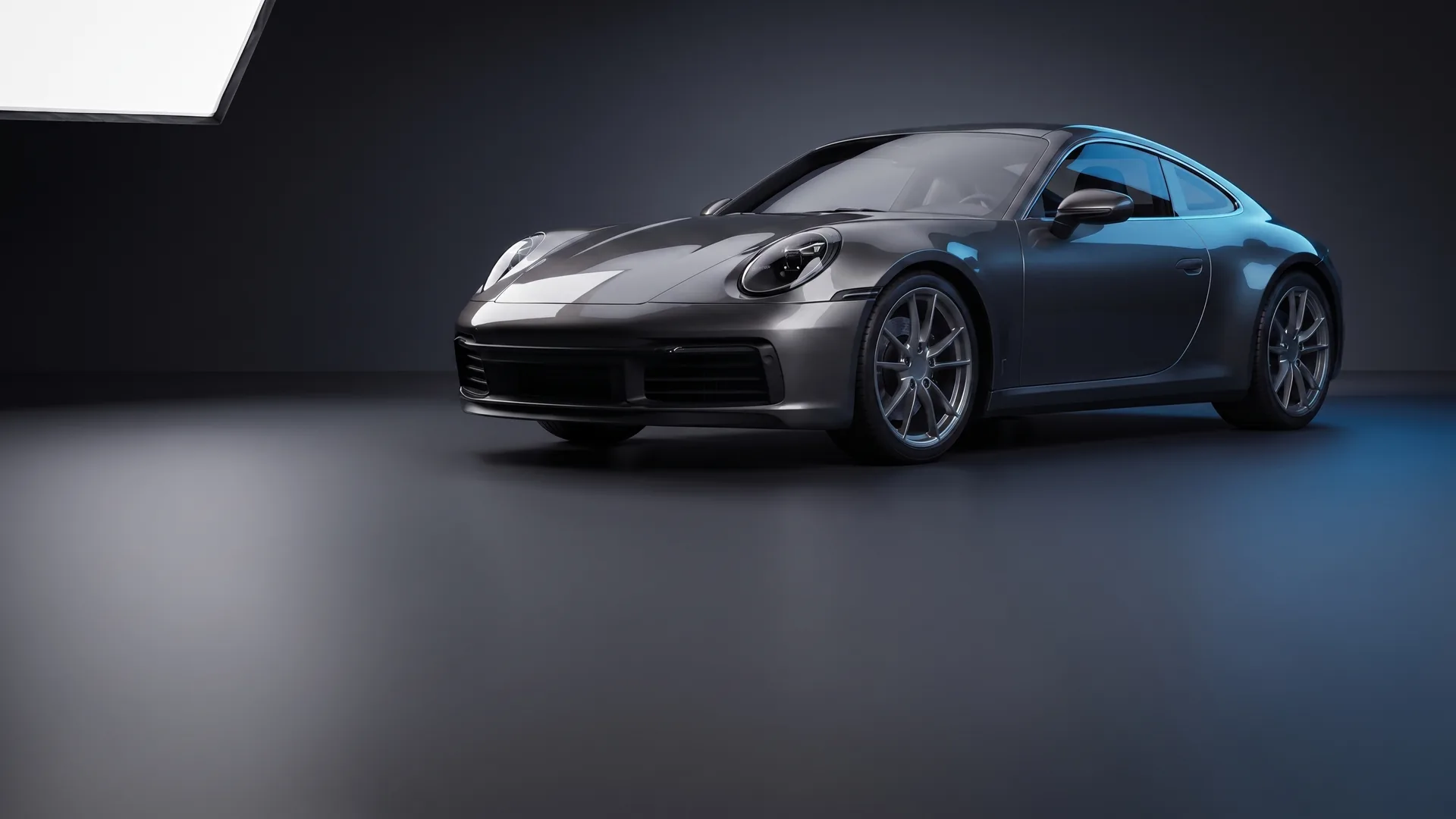 Gunmetal gloss wrap on the showcase 911